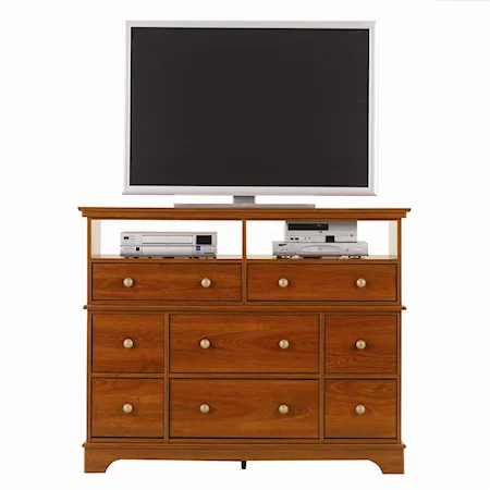 Media Cabinet with 8 Drawers